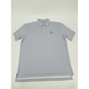 Peter Millar Summer Comfort Mens Large Mississippi Performance Jersey Polo